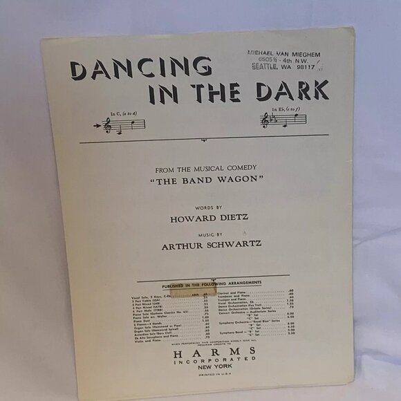 Vintage Harms Sheet Music - From Musicals Operetta Lot Of 4 Piano Vocal - Picture 5 of 9